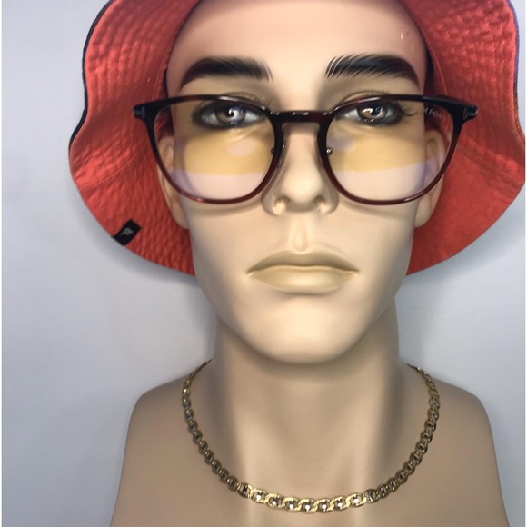 New Authentic TOM FORD TF5700-B 052 BLUE CONTROL Eyeglasses - Picture 4 of 16